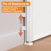 180" Extra Wide Retractable Baby Gates for Large Openings, 42"