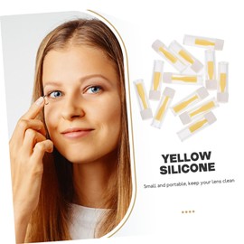 Baluue 12pcs Applicators Soft and Reusable Lens Sticks for Gentle Insertion and Removal Non- Design for Daily Use