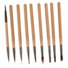 Ipetboom 1set Nail Art Brush Set Multi-purpose Nail Brushes for