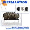 ECOTRIC Spare Tire Carrier Rack Mount Heavy Duty Compatible with