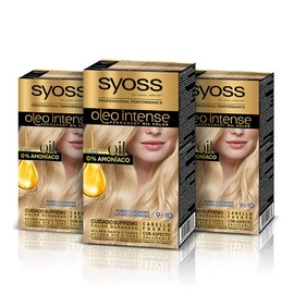 Syoss Oleo Intense Permanent Intensive Oil Paint 9-10 Pack of 3