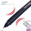 CLARO Trion+ Ballpoint Pens, BLACK, Medium Point (1.0mm), Pack of