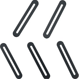 Adjustable Flat Connectors Stainless Steel Perforated Plates Wood Connector Connection Plate - 5PCS 110 x19 mm Flat Corner Bracket with Slotted Hole for Repair Fixing Wood, Furniture and DIY Projects