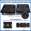 Datanly 4 Pack Furniture Dolly Moving Dolly Connectable Furniture Movers