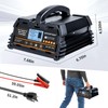 EFFORTWAY 20A 12V/24V Battery Charger,Lead Acid Charger, 12V LiFePO4 Charger.
