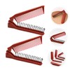 Beavorty 2pcs Compact Folding Hair Brush Portable Combs for Easy