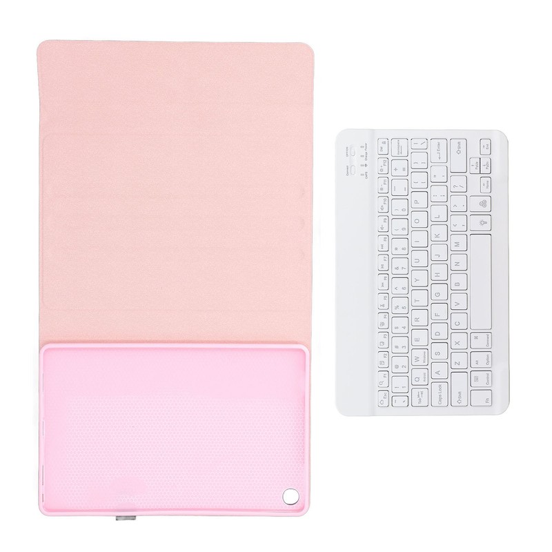 10.6in Backlit Keyboard Case RGB Detachable Keyboard PU Leather Protective