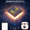 Wireless Earbuds, 2024 Bluetooth 5.4 Headphones HiFi Stereo, Wireless Earphones
