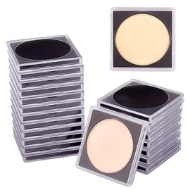 PH PandaHall 20 Coin Holders 5 x 5 cm Coin Cases for Collectors Coin Display Cases with Adjustable Seals Silver Dollar Coin Snap Holder for Coin Collection