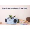Emerson Portable CD Player Boombox with AM/FM Stereo Radio Cassette