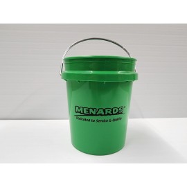 Menards Mini Bucket, Minature Paint Pail, 0.5-Quart BPA-Free, 4in Tall HTF