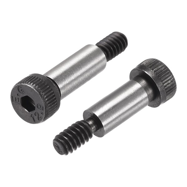 uxcell Alloy Steel Hexagon Socket Head Shoulder Screws Bolts, 1/2"