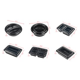 LOKATSE HOME 96 Pack Meal Prep Containers Reusable Storage Lunch Bento Boxes, Freezer and Dishwasher Safe & Stackable