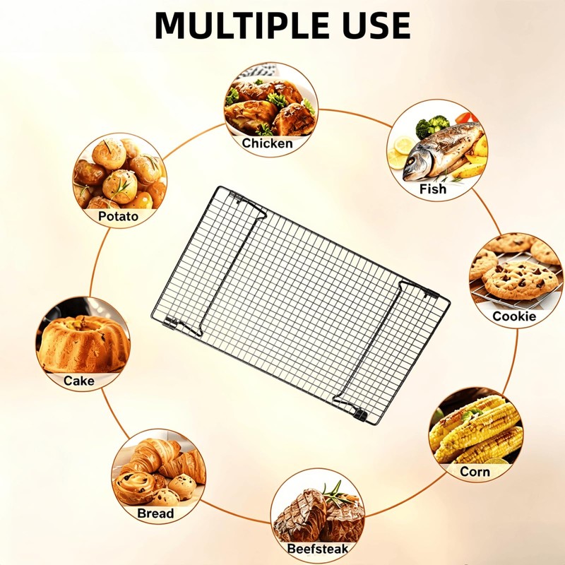 Lanxiu Cooling Racks for Cooking and Baking, 3 Tier Baking