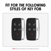 WORCAS 2 Pcs Key Fob Case Carbon Fiber Pattern Silicone