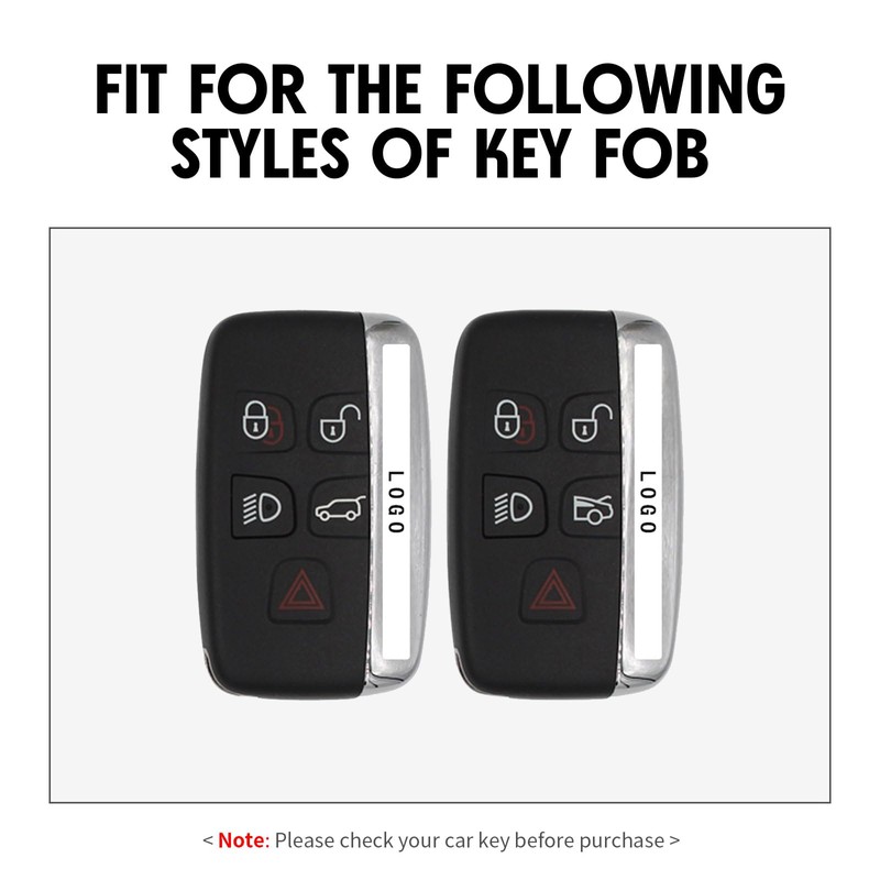 WORCAS 2 Pcs Key Fob Case Carbon Fiber Pattern Silicone