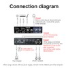 Portable Audio Interface USB Sound Card Mic Preamplifier Computers Recording