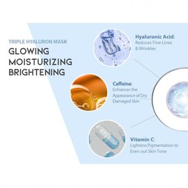 OOTD Beauty [OOTD Beauty]Triple Hyaluron Serum Glowing Mask (10ea)