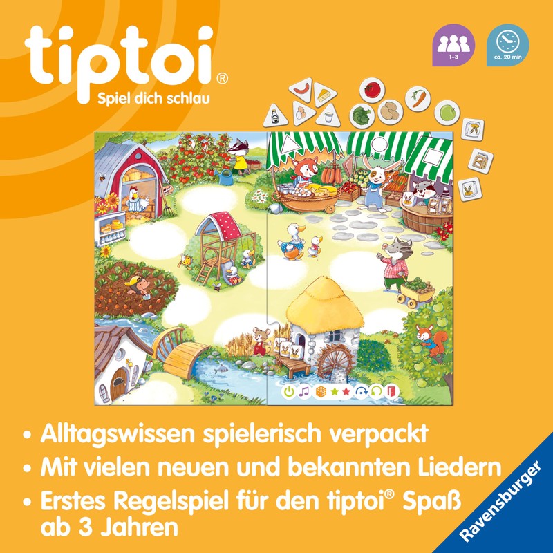 Ravensburger tiptoi Spiel 00119 - Heute gehen wir Einkaufen -