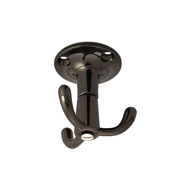 3 x Tromso 3-Way Swivel Hooks Black Chrome-Plated 53 x