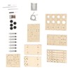 Wooden Hydraulic Excavator DIY Manual Detachable Educational Stimulation Hydraulic Excavator