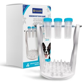 AnnonPet® Interactive Dog Game - Stimulates Your Dog's Mind with Rotating Cylinders, Intelligent Toy for Mental Training, Puzzle for Small and Medium Dogs