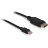 Delock Kabel Mini DisplayPort 1.2 Stecker > DisplayPort Stecker 4K