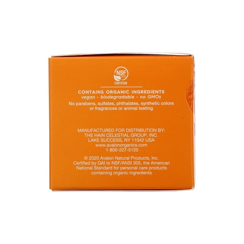Avalon Organics Renewal Crème Riche with Vitamin C, 1.7 Oz