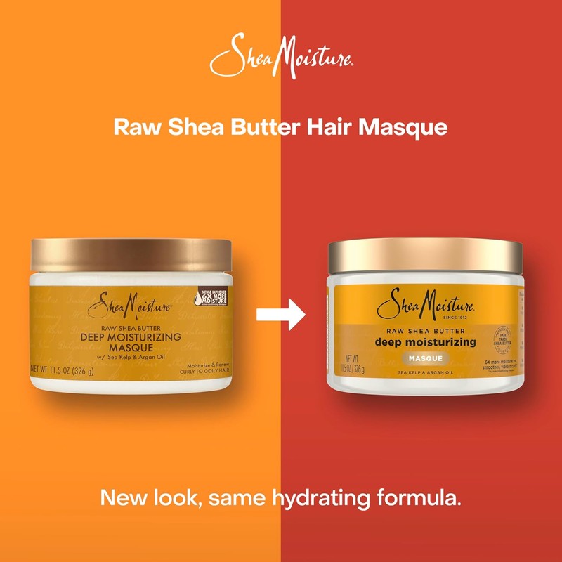 SheaMoisture Raw Shea Butter Deep Treatment Masque Hair Treatment, 12