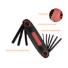 sourcing map 3pcs Folding Hex Key Wrench 5/64"-1/4" SAE 9