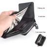 CHAOFANXI Women's Small Bifold Leather Purse for Women, Small and