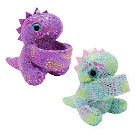 Onda Toy, Set of 2, Snapchin Band, Dinosaur Plush Bracelet, Educational Toy, Color Not Available 2 Piece