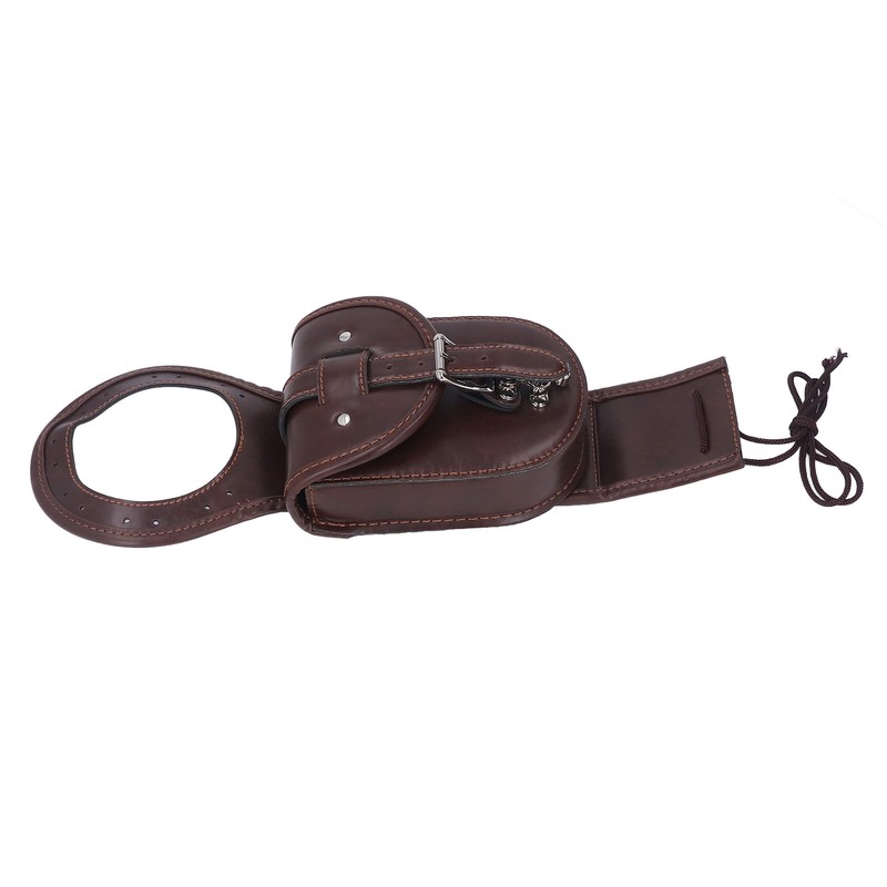 Motorcycle Tank Bag Artificial Leather Waterproof Brown Replacement for Benelli