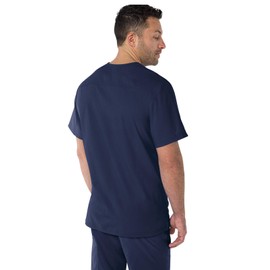 KOI Lite 667 Men's Force Scrub Top (X-Small, Navy)