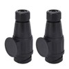 2PCS 13 Pin Euro Plug Waterproof Plastic Copper Injection Molded