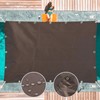 HUXNTN Waterproof Shade Cloth with Grommets 6'6"x9'9" Sun Shade Sails