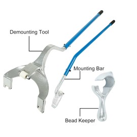 BLACKHORSE-RACING 22.5" to 24.5" Tire Changer Mount Demount Removal Tool Tubeless Truck Extra Bead Keeper Blue