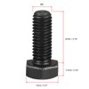 uxcell M8x20mm Hex Head Screw Bolts Fastener Grade 8.8 Carbon