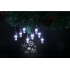 NOMA Snowflake Pattern Projector Christmas String Lights, 8 Warm White