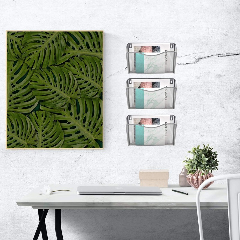 EASEPRES Mesh 3 Pockets File Organizer Hanging File Organizer Vertical