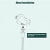 Heyalan Handheld Shower Wand Holder,Connecting Shower Hose and Water Pipe