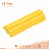 sourcing map 16 Pcs Mini Hot Glue Sticks, 0.43" Dia