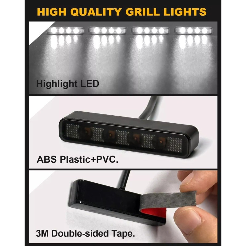 Sidi LED Grill Lights for 2022 2023 2024 Toyota Tundra