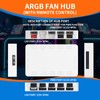 Oddtone ARGB & PWM Fan Hub Controller, 10X Case Fan