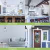 Sigalux Edison Bulbs, E26 LED Bulb ST58 Filament Clear Non-Dimmable