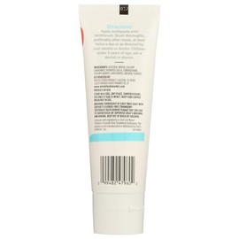 365 by Whole Foods Market, Kid's Fluoride-Free Toothpaste, Strawberry, 4.2 Ounce