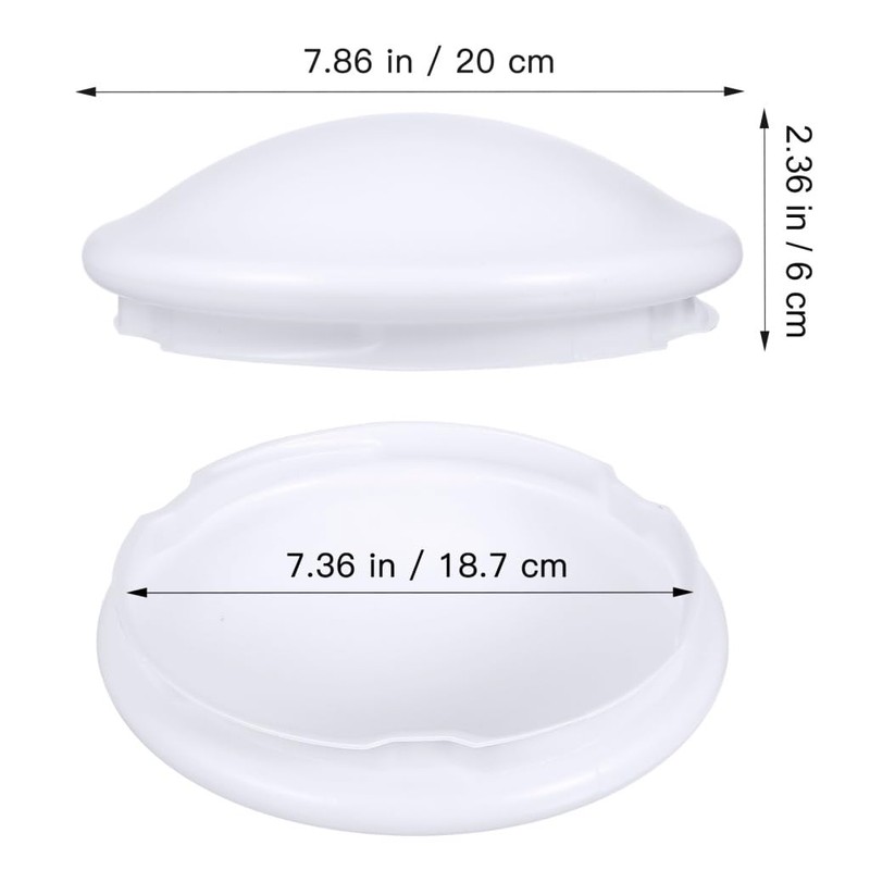 Ceiling Light Cover: Mushroom Ceiling Light Shade Replacement, 7.36 Inch