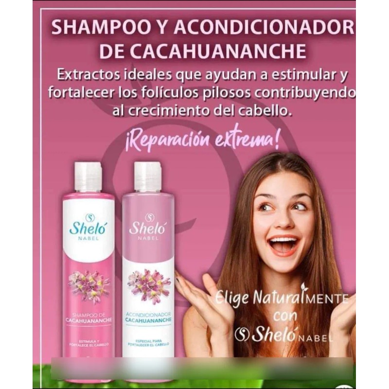 Shampoo Acondic Cacahuananche Brillo Sedosidad Regalo