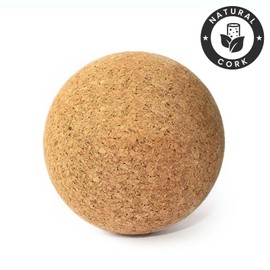 Yoga Studio Unbranded Kork-Massagebälle, 4er-Pack, Triggerpunkt-Therapieball, Korkball-Roller für Muskelverspannungen, Tiefengewebeentlastung, 4er-Set (6 cm)