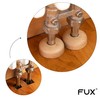 2 Pieces Pipe Covers, Solid Wood, for Pipe diameters: 15mm,